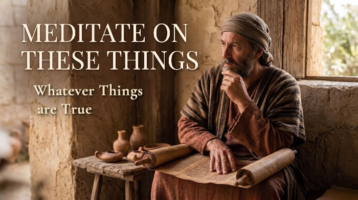 Meditate On These Things: Whatever Things Are True